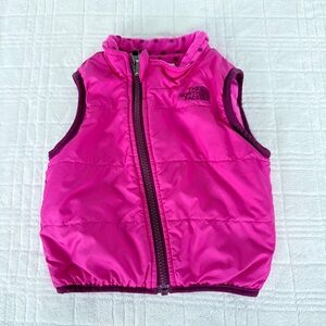 The North Face baby Fuchsia Puffer Vest